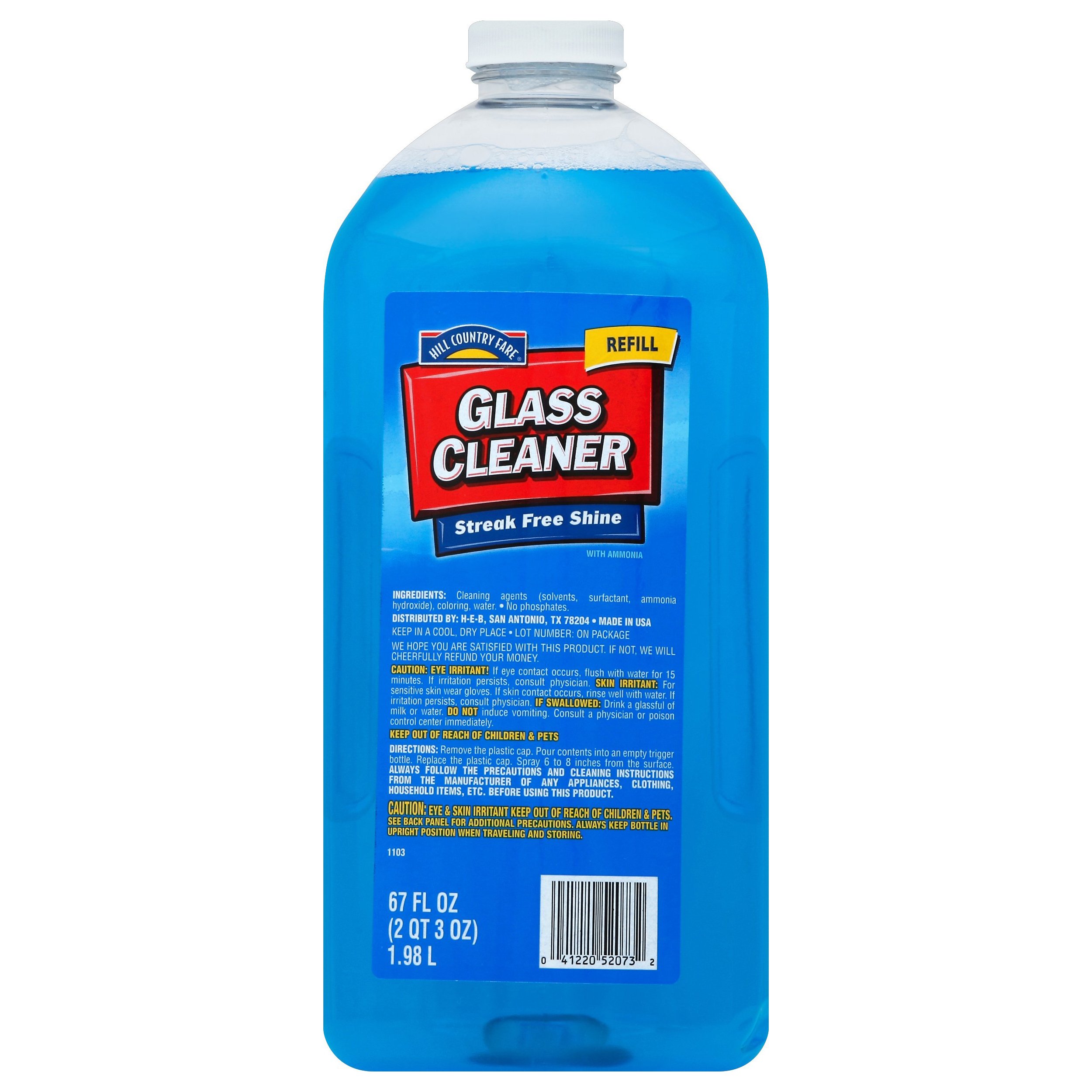 Hill Country Fare Glass Cleaner Refill Shop All Purpose Cleaners at HEB