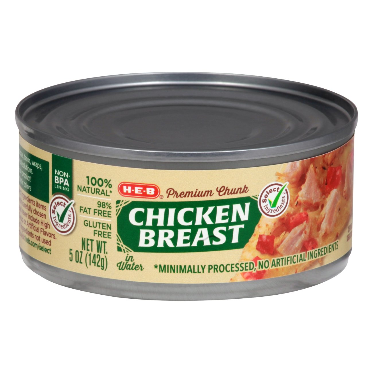 H-E-B Select Ingredients Premium Chunk Chicken Breast In Water - Shop ...