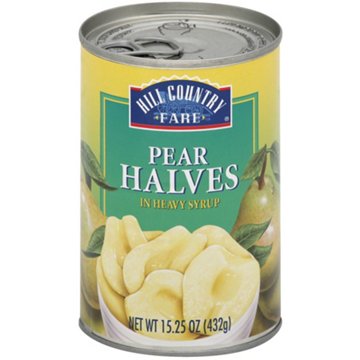Hill Country Fare Pear Halves - Heavy Syrup, 15.25 oz