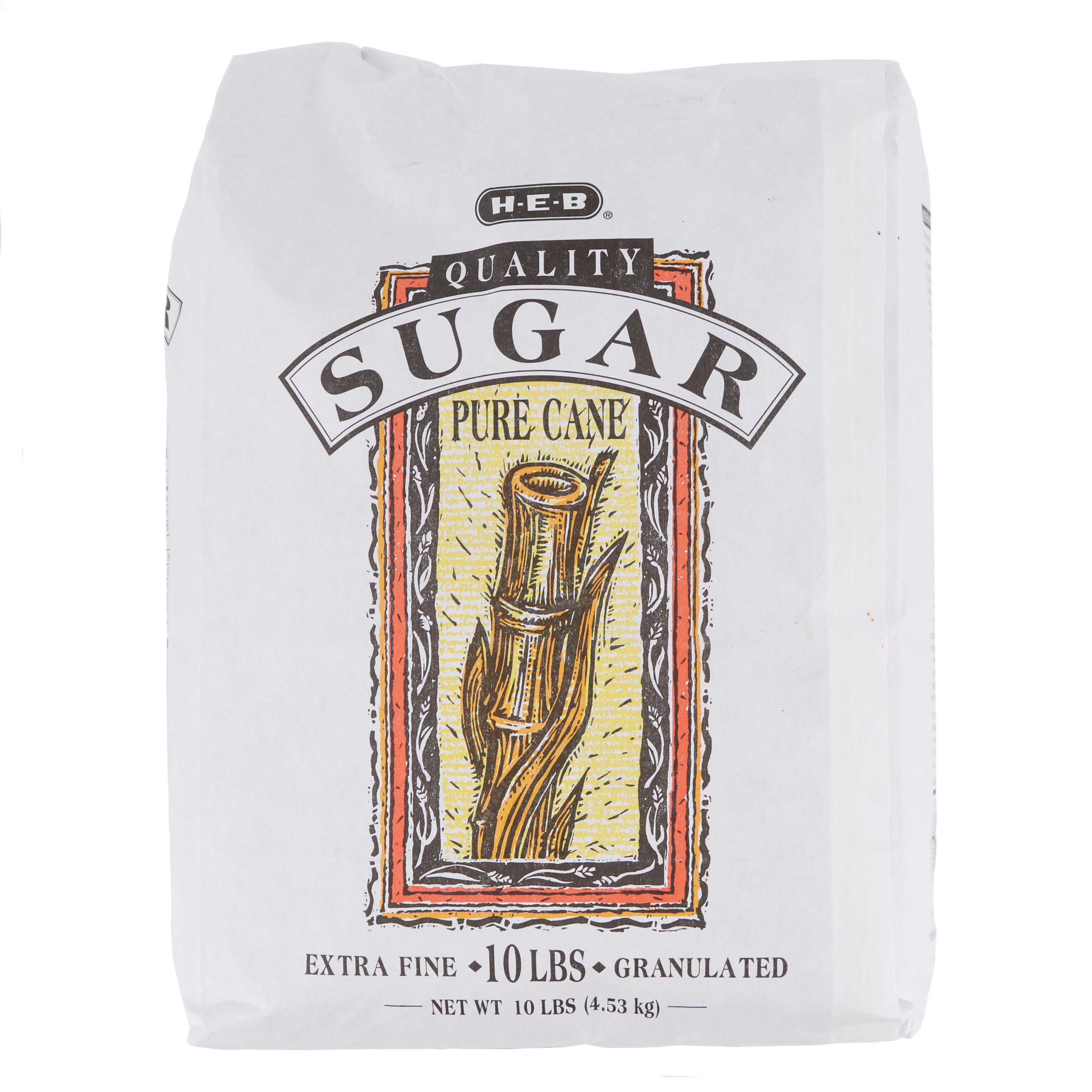 HEB Pure Cane Extra Fine Granulated Sugar Shop Sugar at HEB