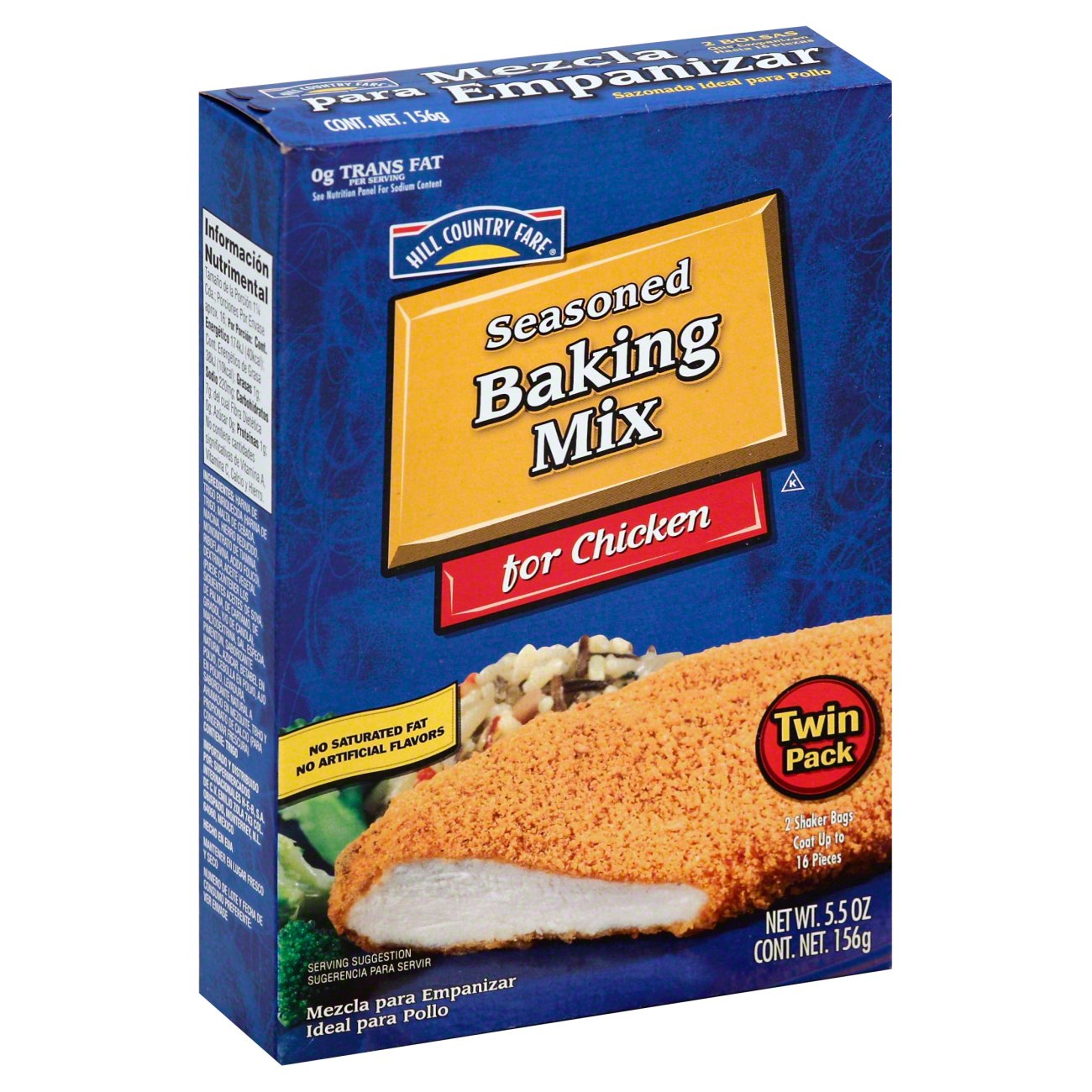 Hill Country Fare Seasoned Baking Mix for Chicken Twin Pack Shop Breading & Crumbs at HEB