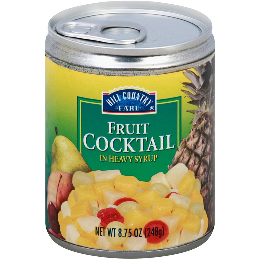 Hill Country Fare Fruit Cocktail Heavy Syrup Shop Mixed fruit at HEB