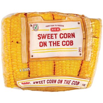 H-E-B Sweet Corn on the Cob, 4 ct