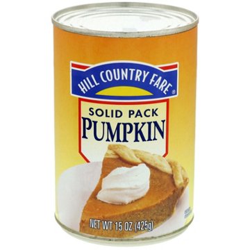 Hill Country Fare Solid Pack Pumpkin, 15 oz