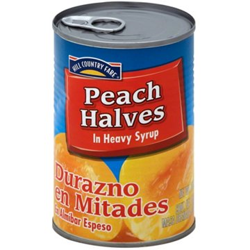 Hill Country Fare Peach Halves - Heavy Syrup, 15.25 oz
