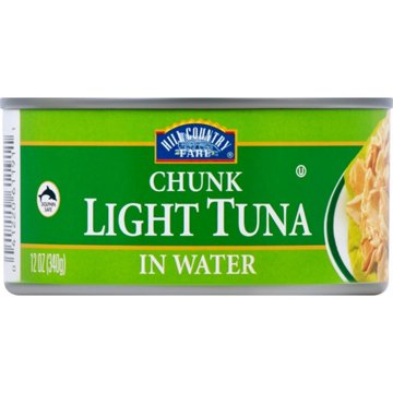 Hill Country Fare Chunk Light Tuna in Water, 12 oz