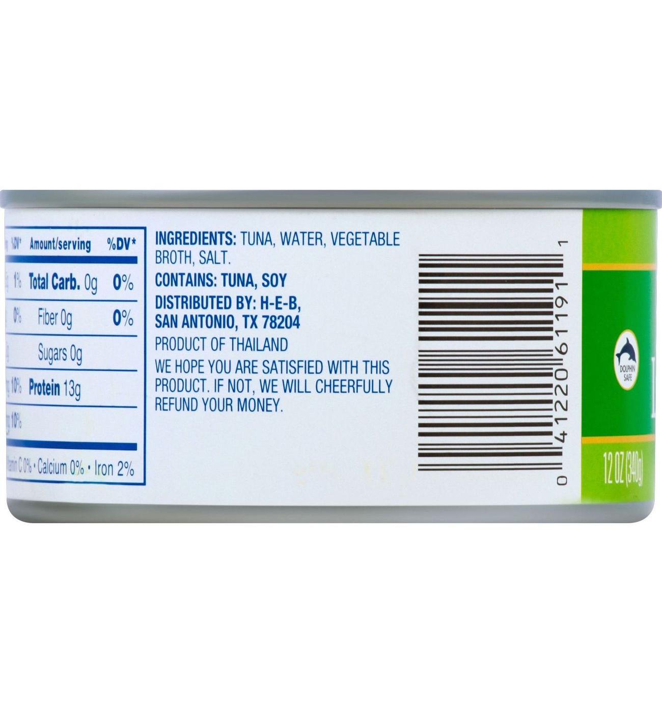 Hill Country Fare Chunk Light Tuna in Water; image 4 of 5