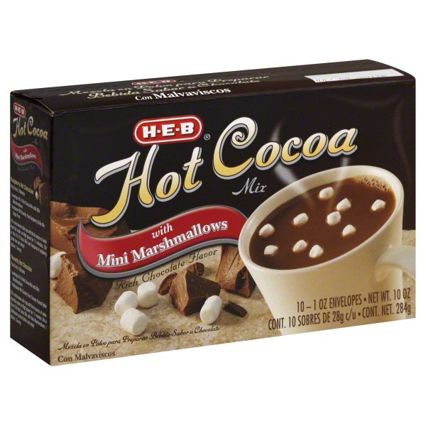 mini marshmallows in hot chocolate