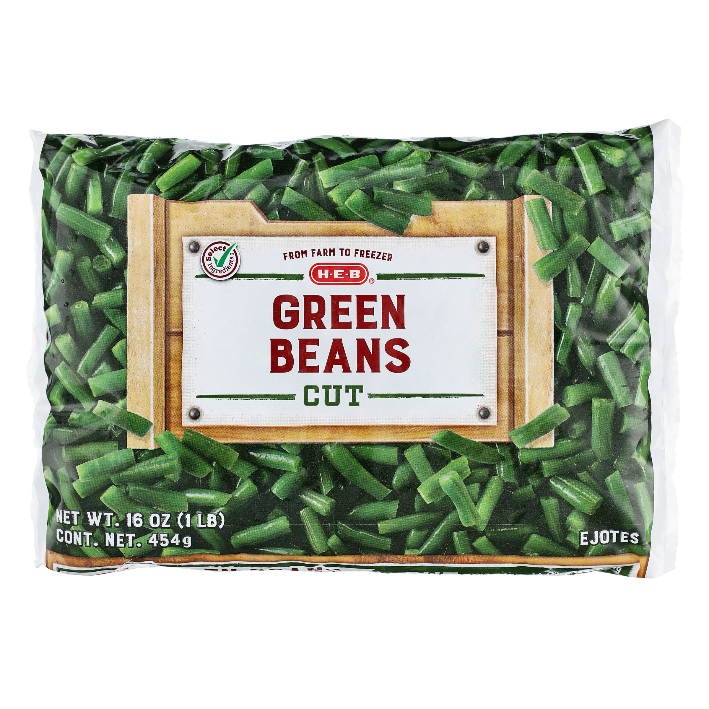 H-E-B Frozen Cut Green Beans