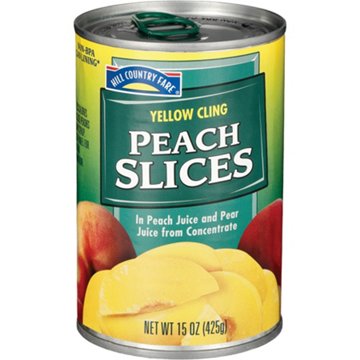 Hill Country Fare Light Yellow Cling Peach Slices, 15 oz