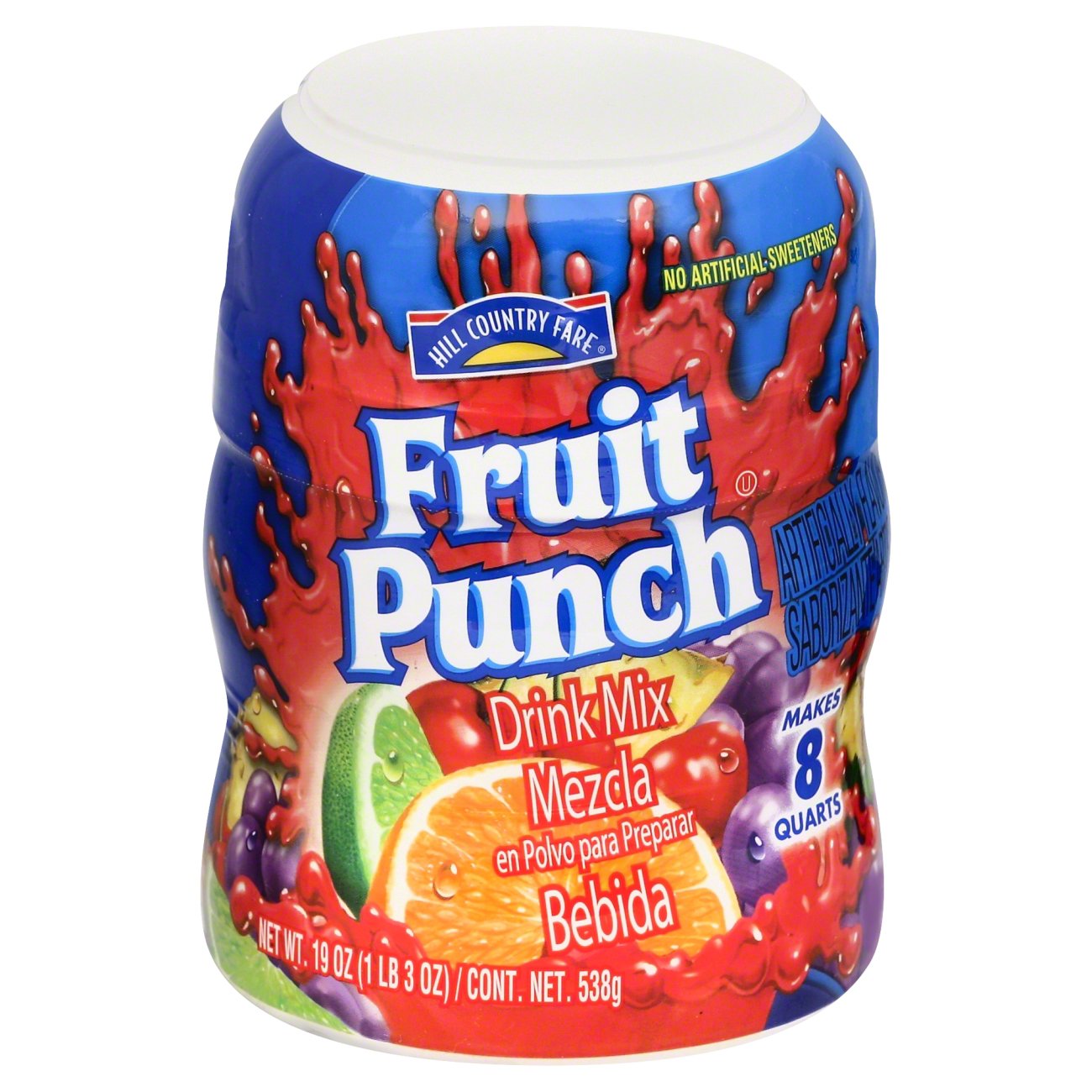 Hill Country Fare Fruit Punch Drink Mix Shop Mixes & Flavor Enhancers at HEB