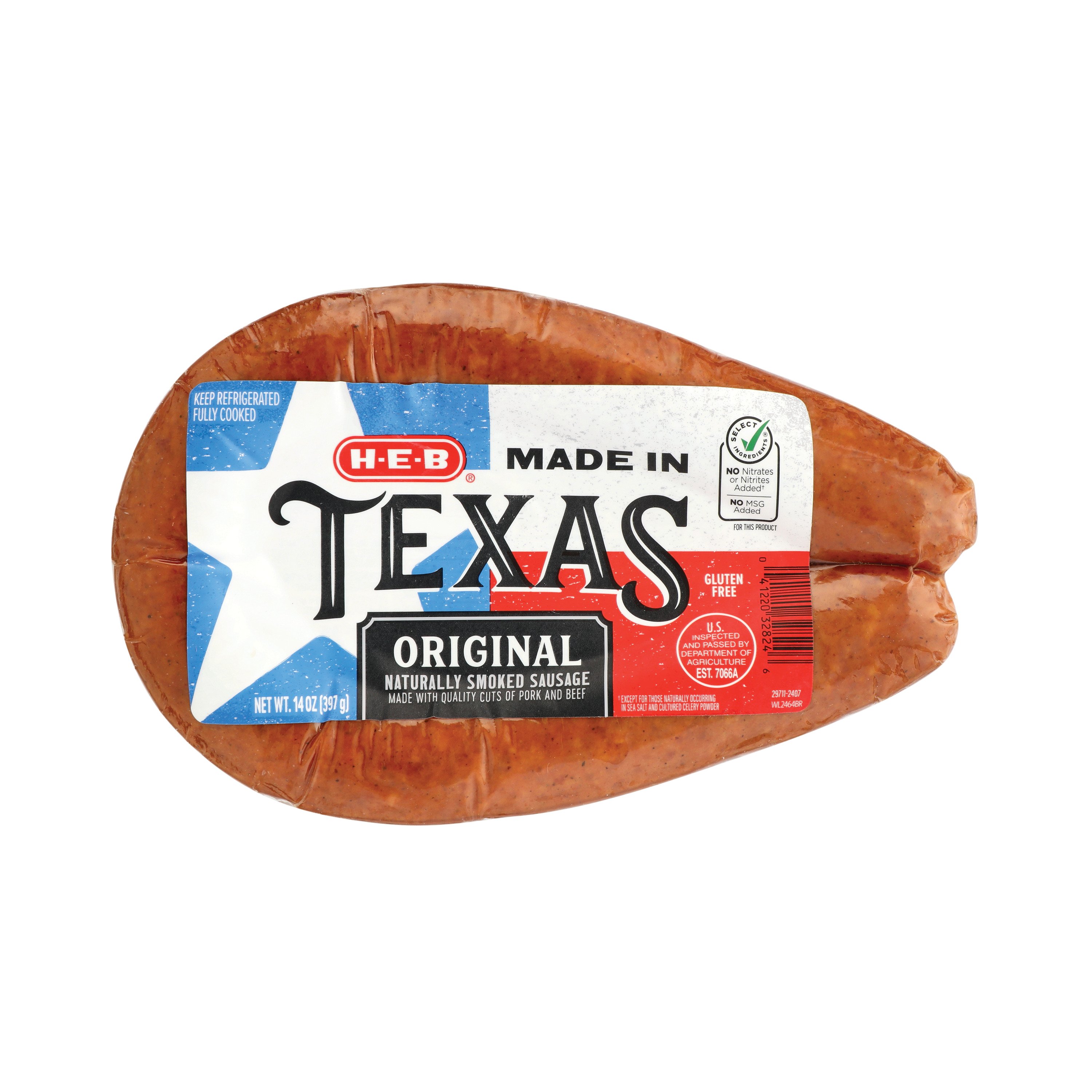 HEB Made In Texas Original Smoked Sausage Shop Sausage at HEB