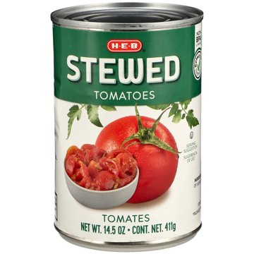 H-E-B Stewed Tomatoes, 14.5 oz