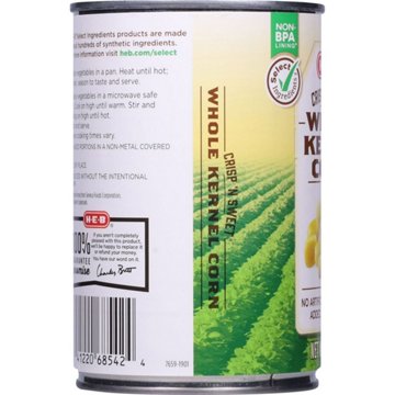 H-E-B Crisp N' Sweet Whole Kernel Corn, 15 oz
