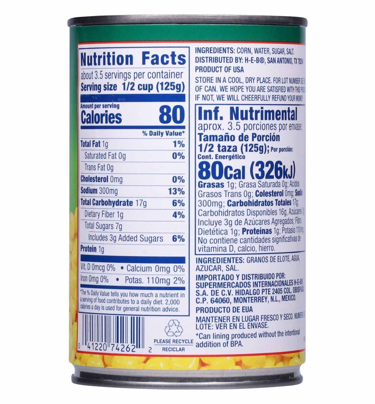 Hill Country Fare Whole Kernel Corn; image 6 of 7