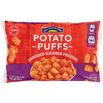 Hill Country Fare Frozen Potato Puffs, 32 oz