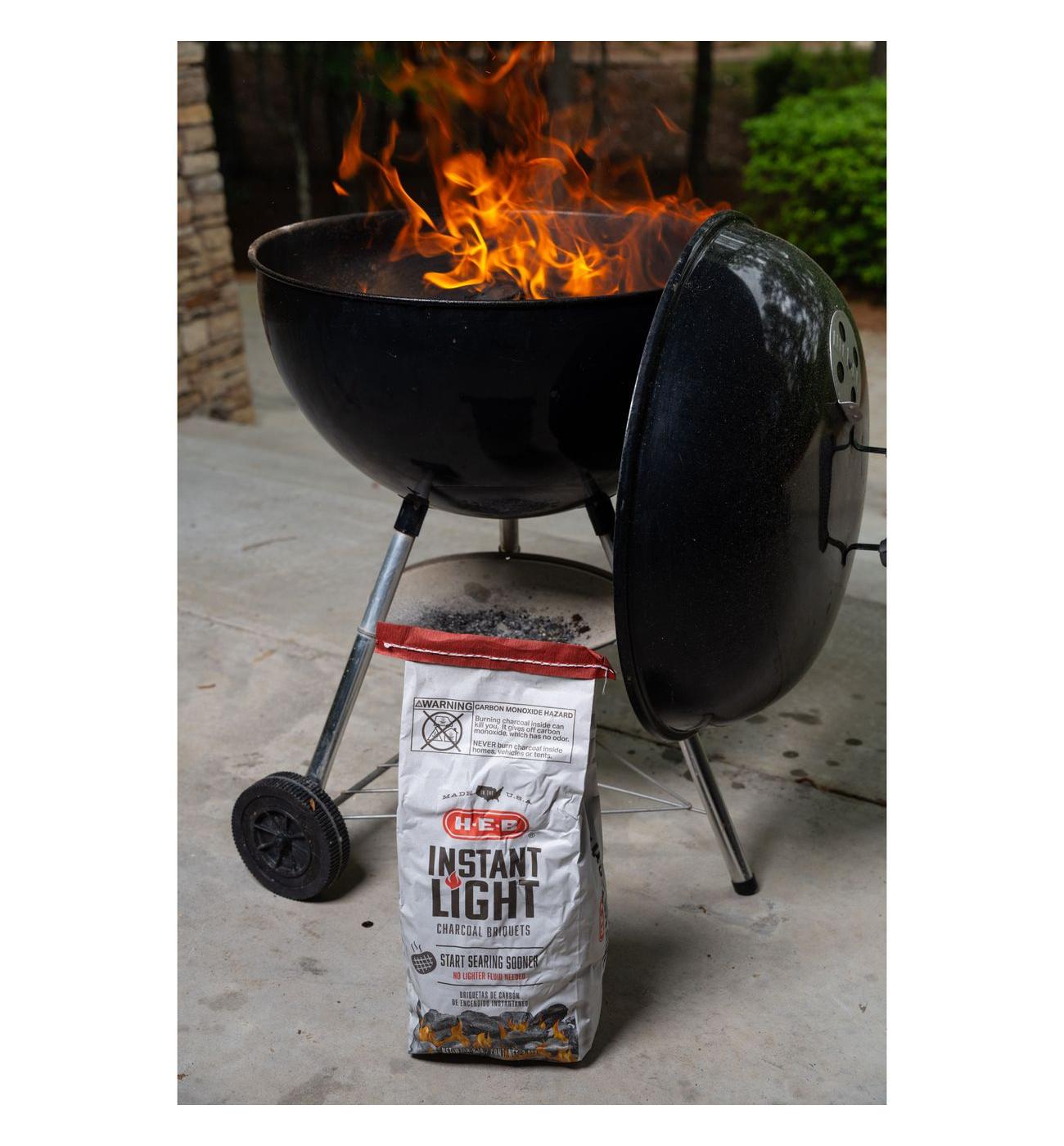 H-E-B Instant Light Charcoal Briquets; image 3 of 3