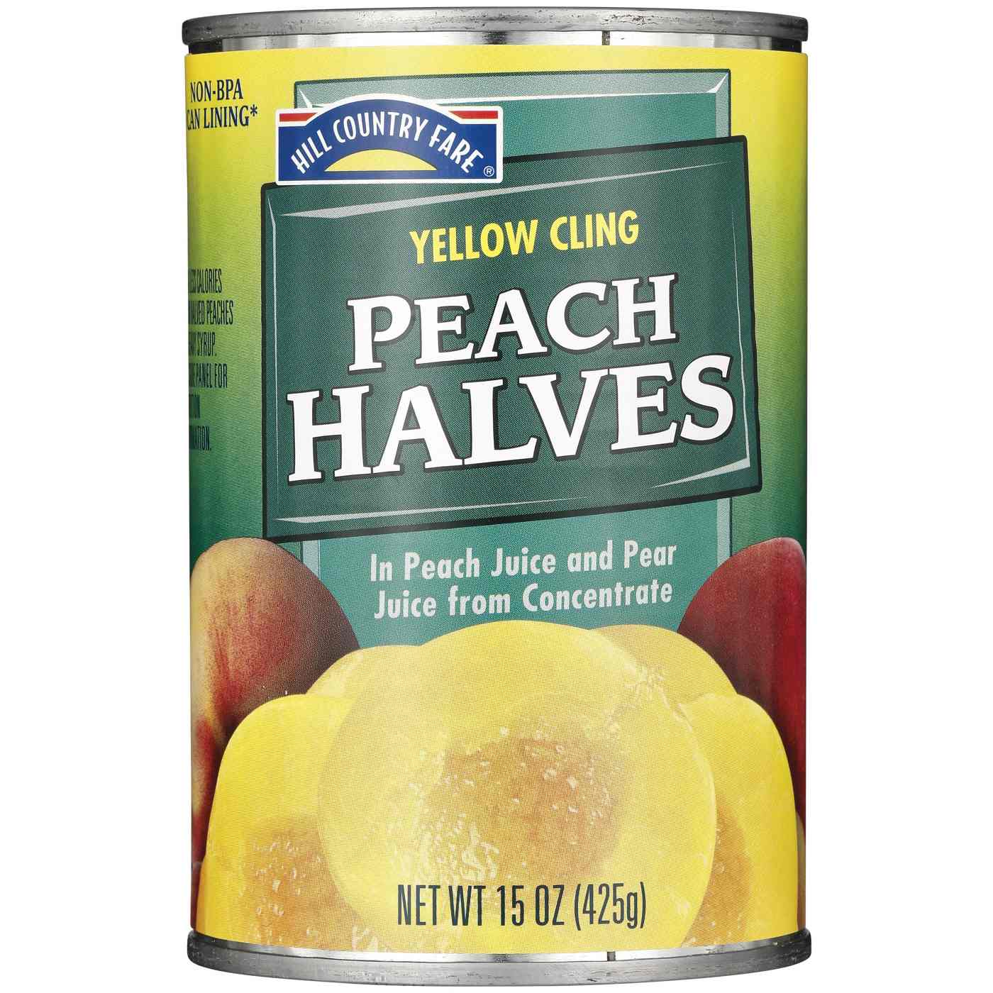 Hill Country Fare Light Yellow Cling Peach Halves; image 1 of 2