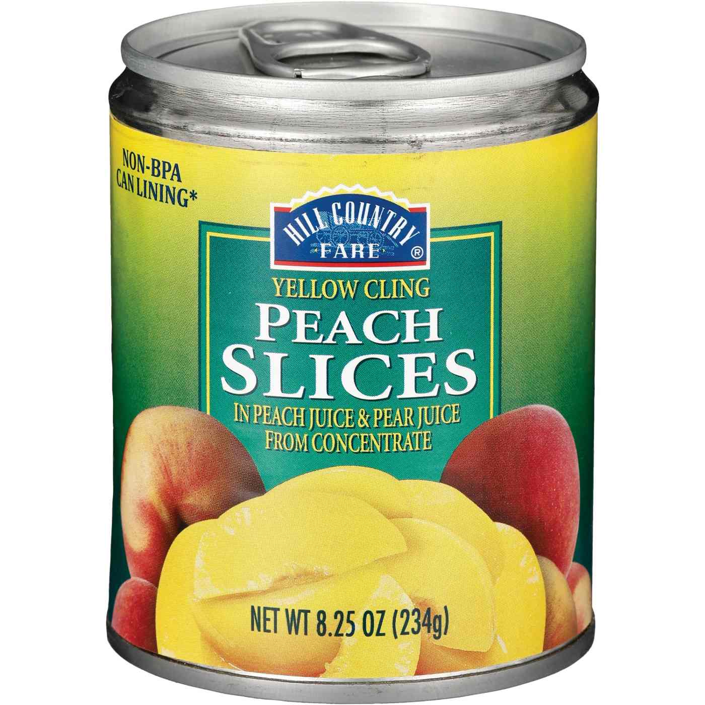 Hill Country Fare Sliced Yellow Cling Peaches; image 1 of 2