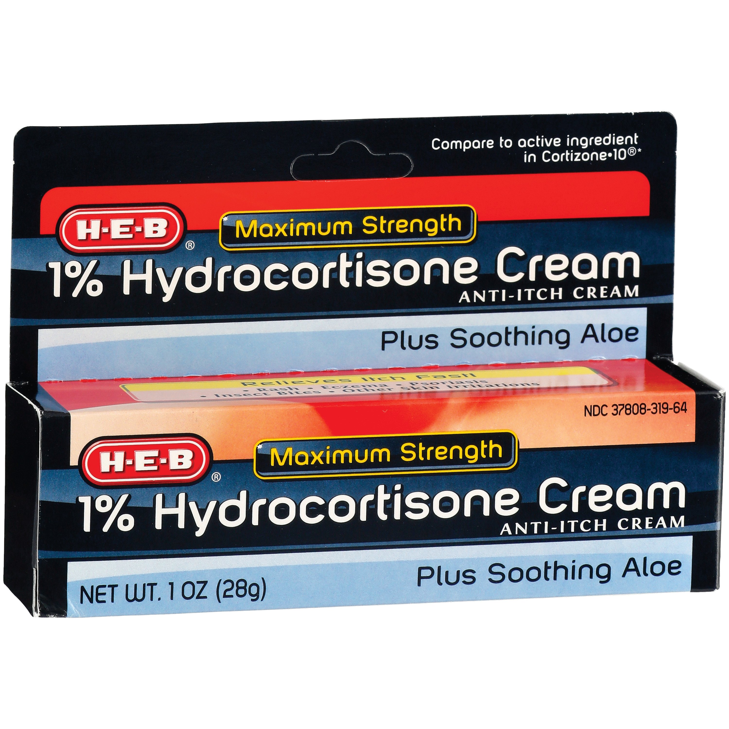 H E B Maximum Strength 1 Hydrocortisone Cream With Aloe Shop Skin Scalp Treatments At H E B