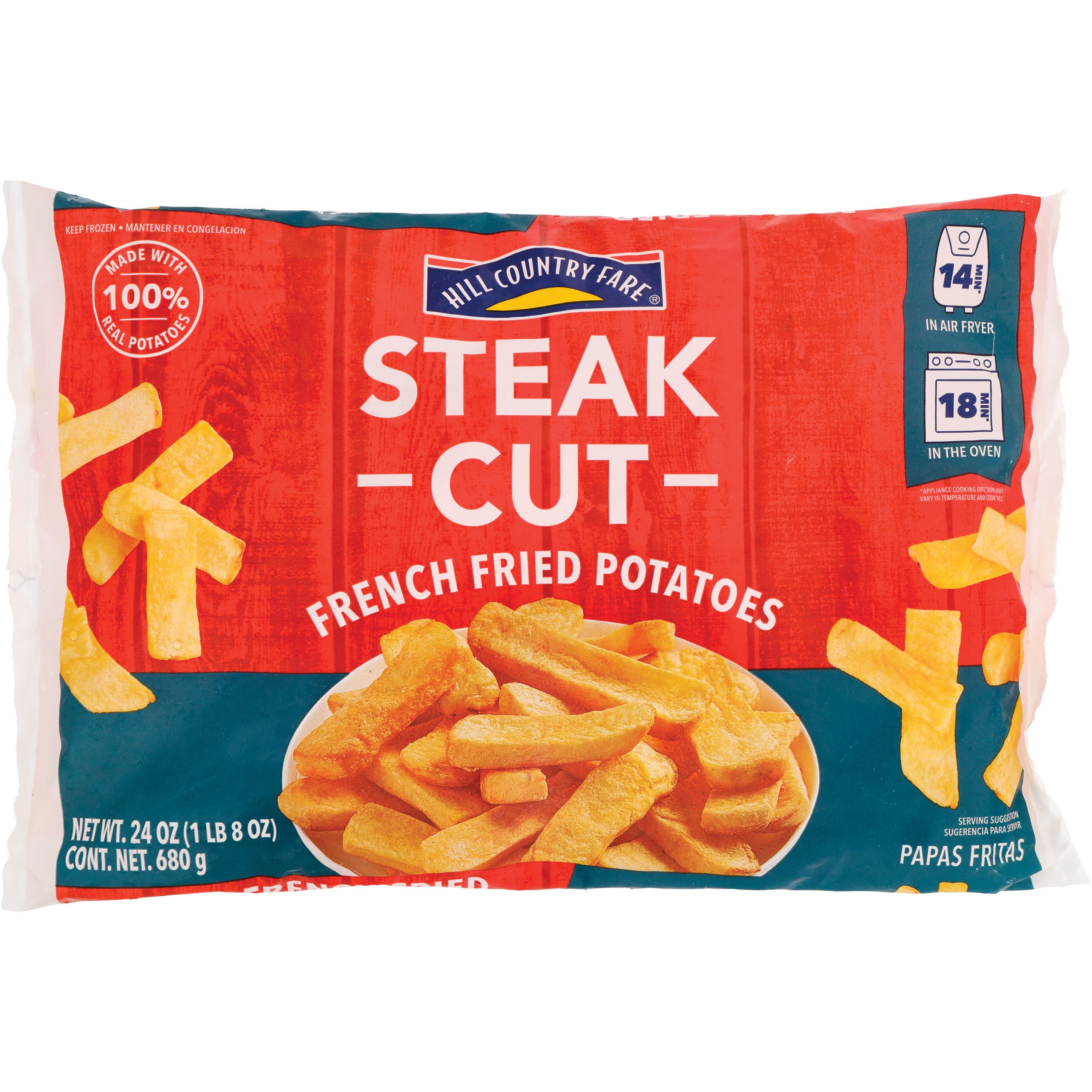 Hill Country Fare Frozen Regular Cut French Fries - Shop Entrees & Sides at  H-E-B