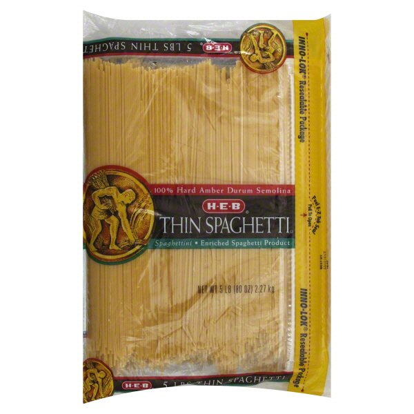 H-E-B Thin Spaghetti - Shop Pasta At H-E-B