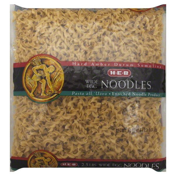 H-E-B Wide Egg Noodles - Shop Pasta At H-E-B