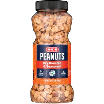 H-E-B Seasoned Dry Roasted Peanuts