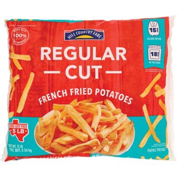 Hill Country Fare Frozen Regular Cut French Fries - Texas-Size Pack