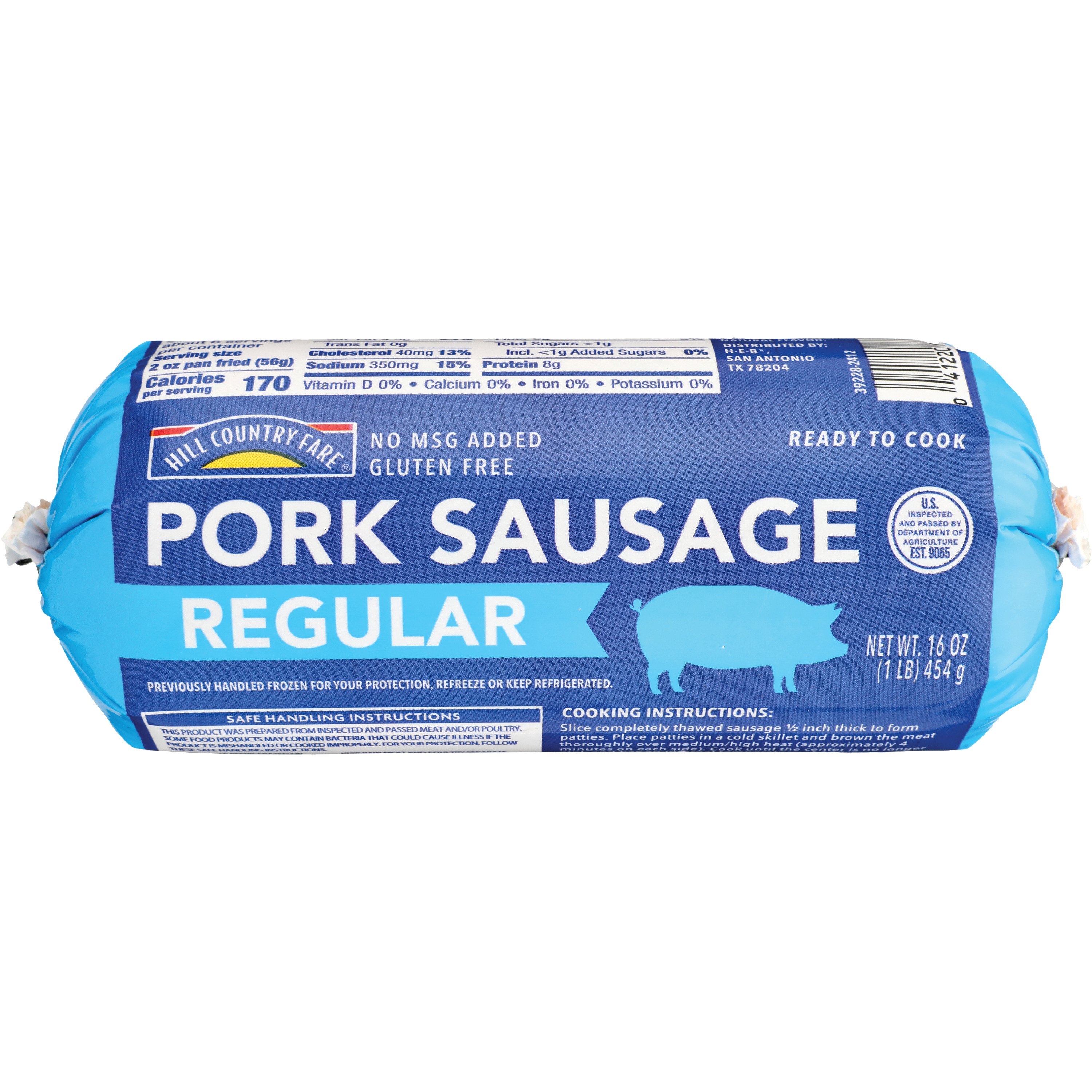 Hill Country Fare Pork Sausage - Regular - Shop Sausage At H-E-B