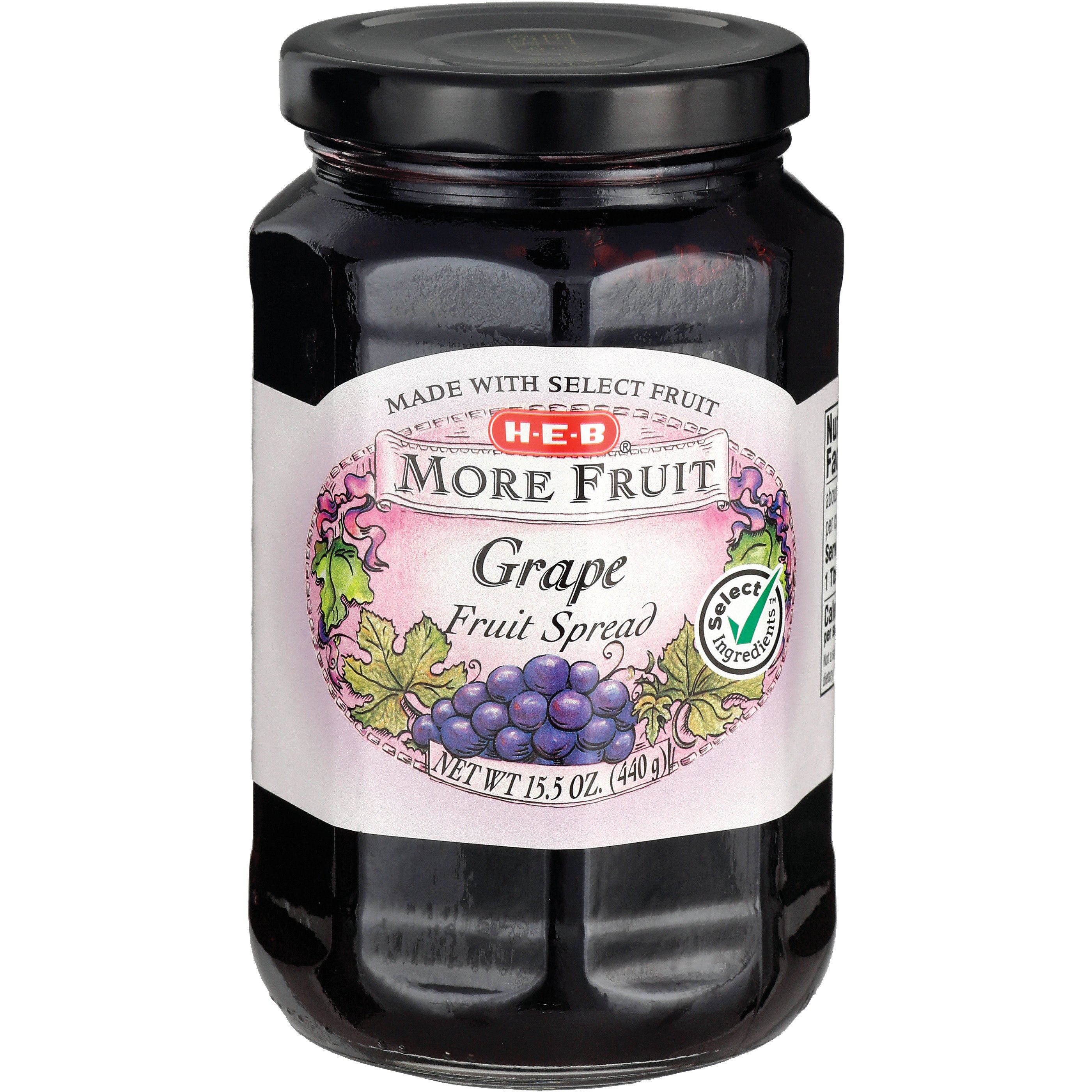 HEB More Fruit Grape Fruit Spread Shop Jelly & Jam at HEB