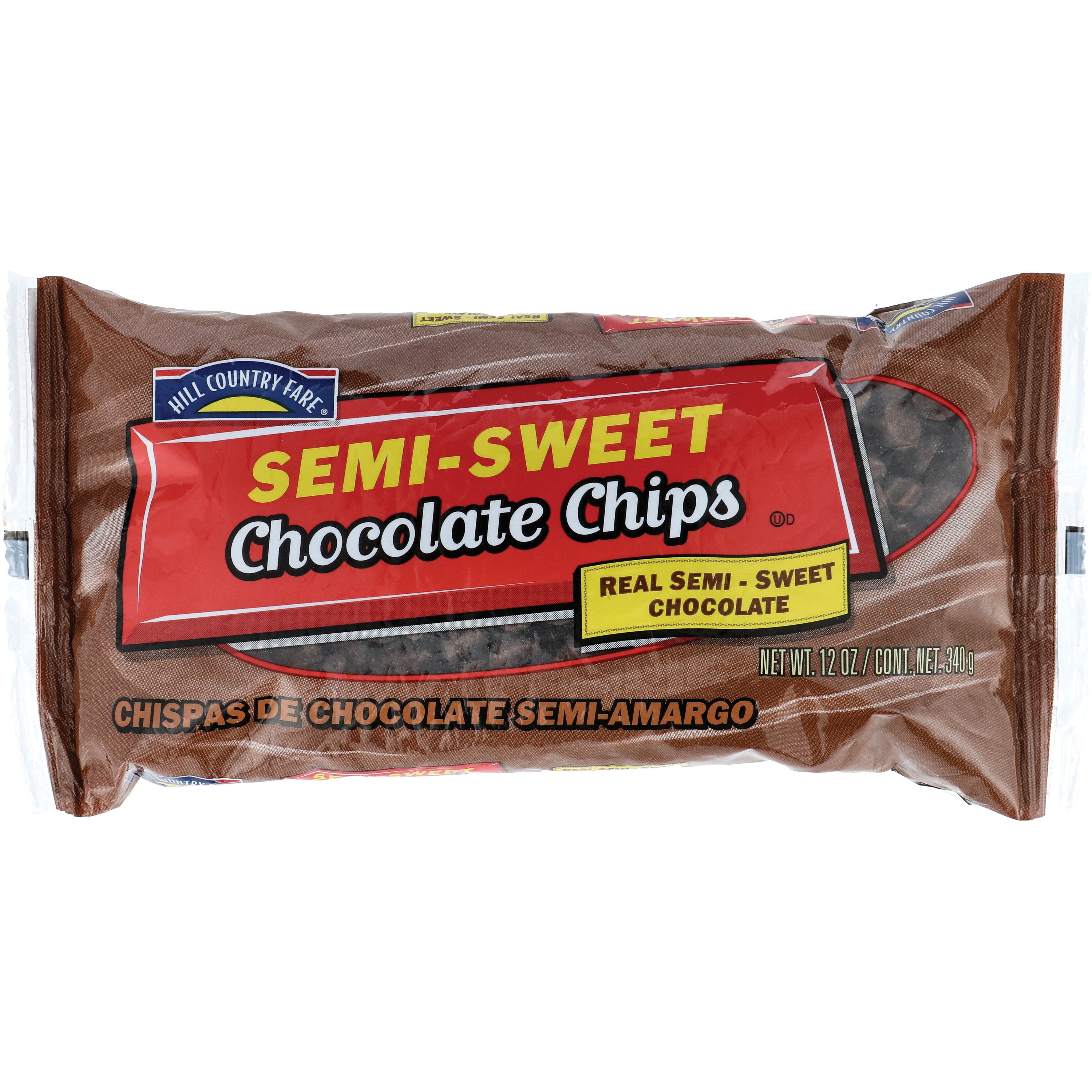 HERSHEY'S Semi-Sweet Chocolate Chips, 12 oz bag