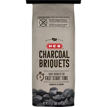 H-E-B Charcoal Briquets, 8 lb