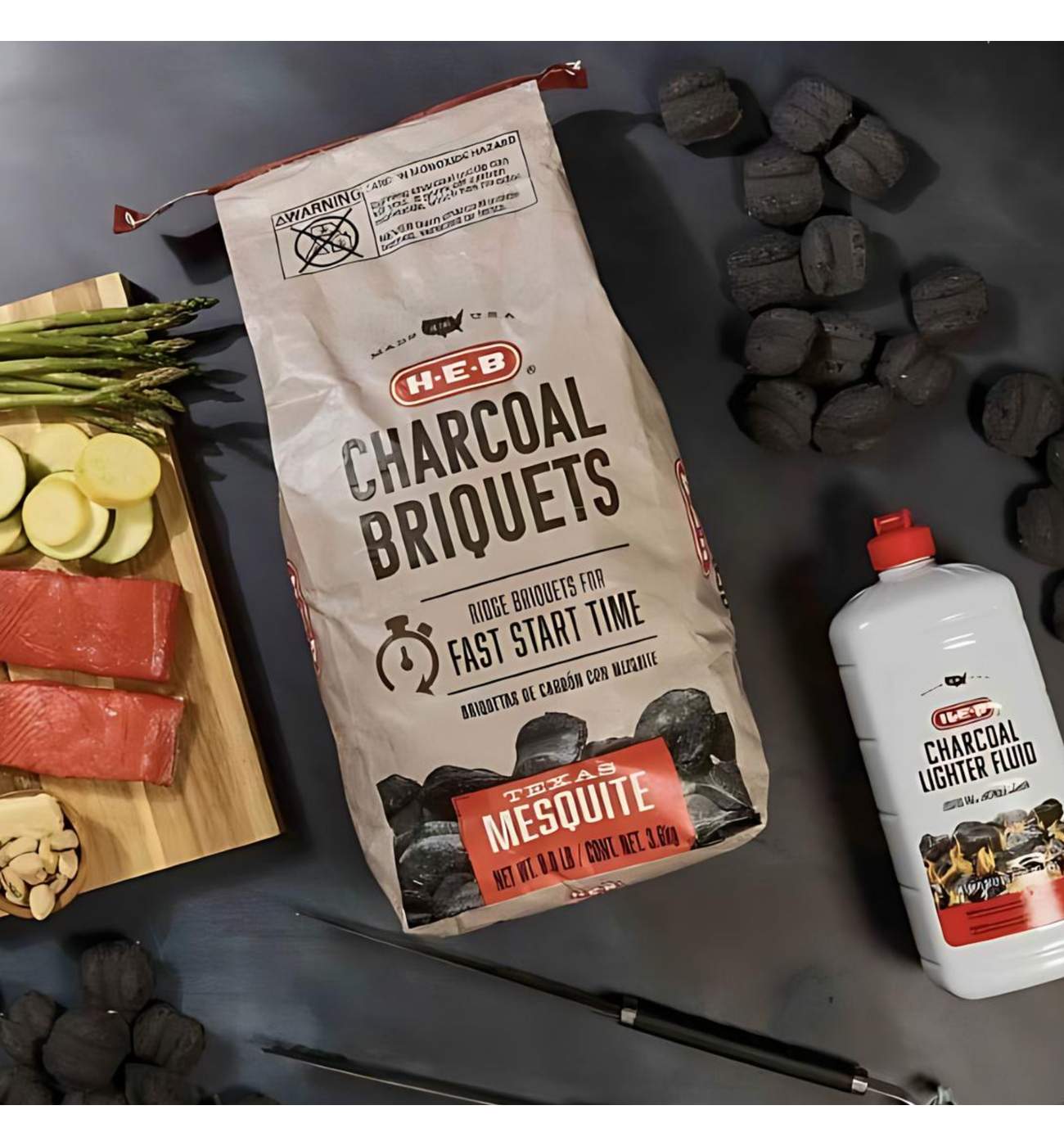 H-E-B Texas Mesquite Charcoal Briquets; image 5 of 5