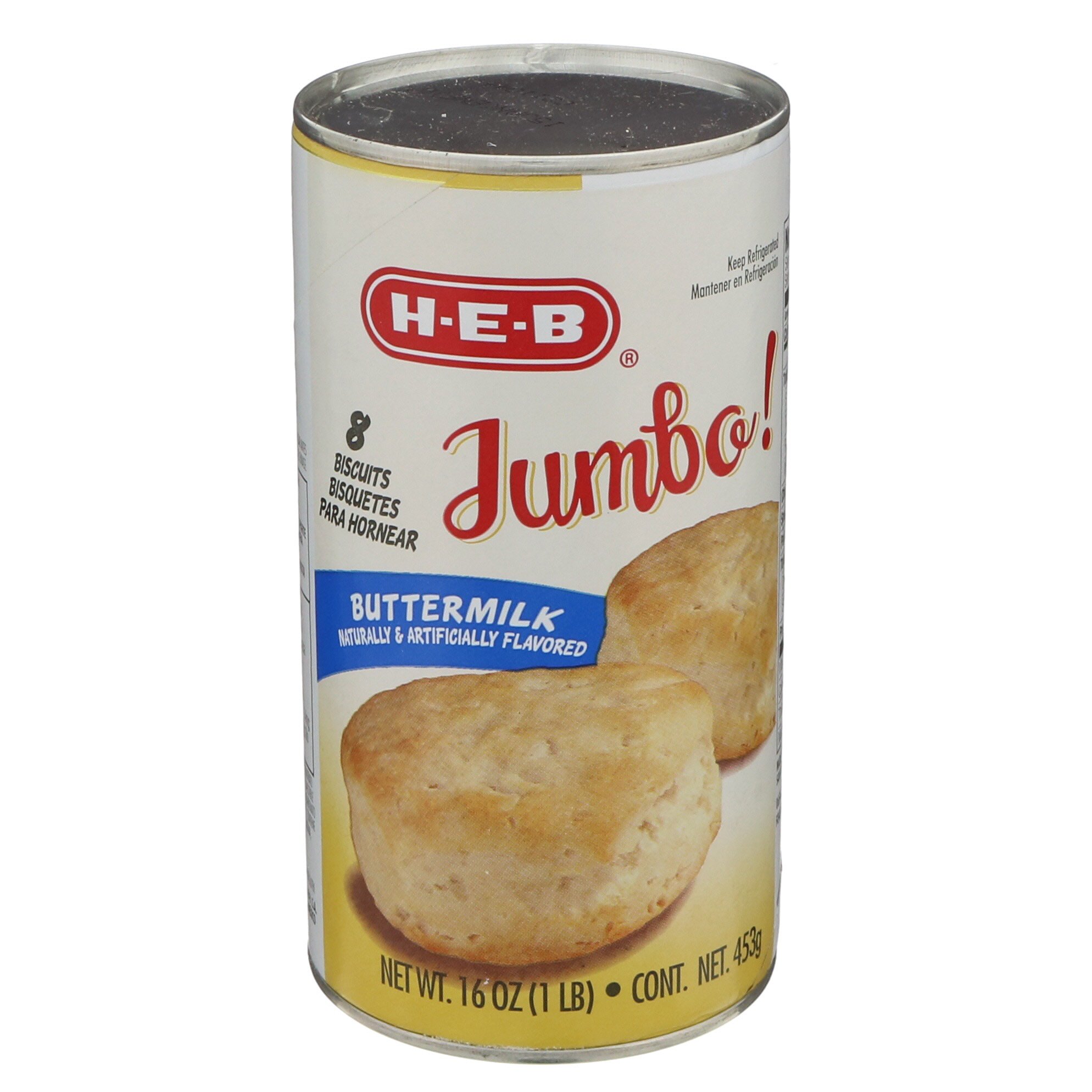 H-E-B Jumbo Buttermilk Biscuits - Shop Biscuit & Cookie Dough at H-E-B