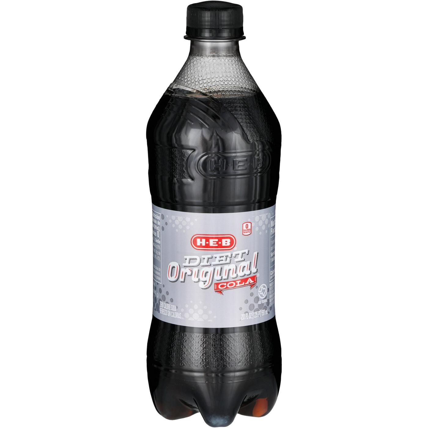 H-E-B Diet Original Cola Soda; image 2 of 2
