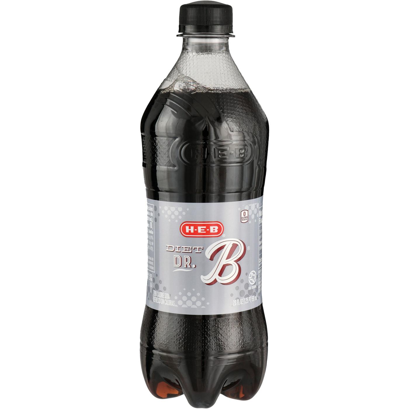 H-E-B Diet Dr. B Soda; image 2 of 2