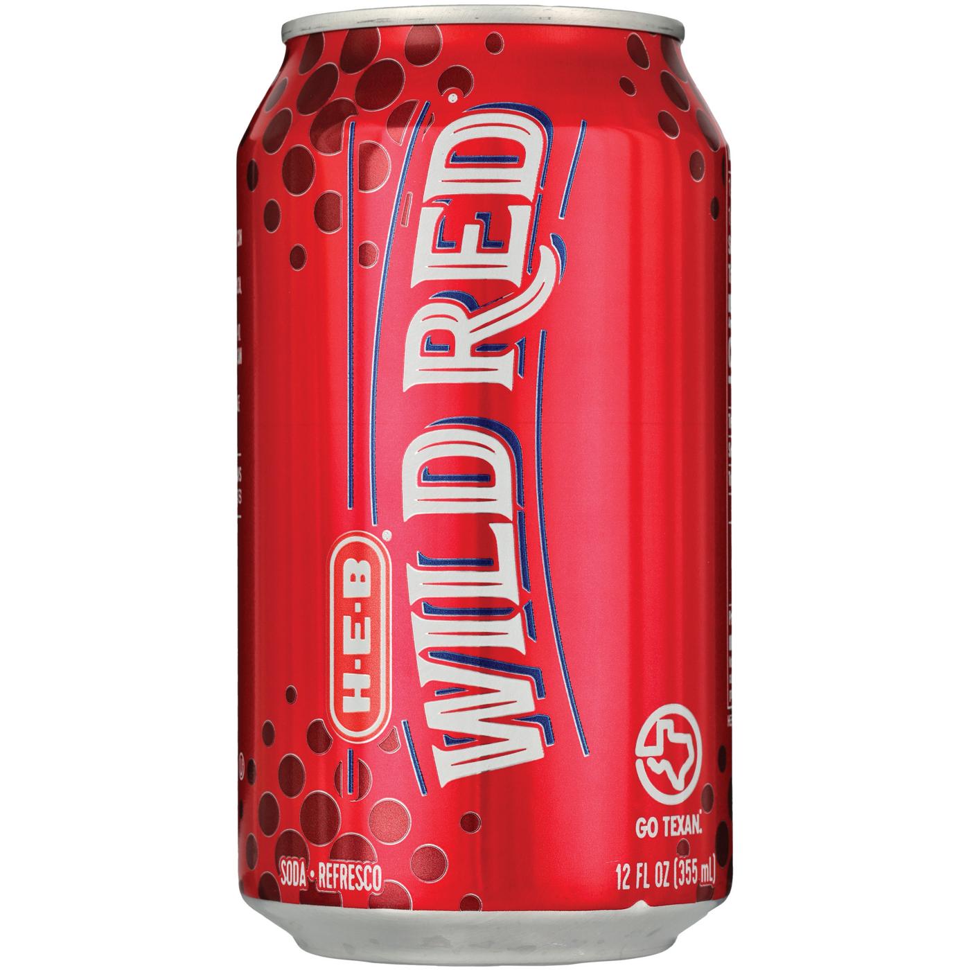 H-E-B Wild Red Soda; image 2 of 2