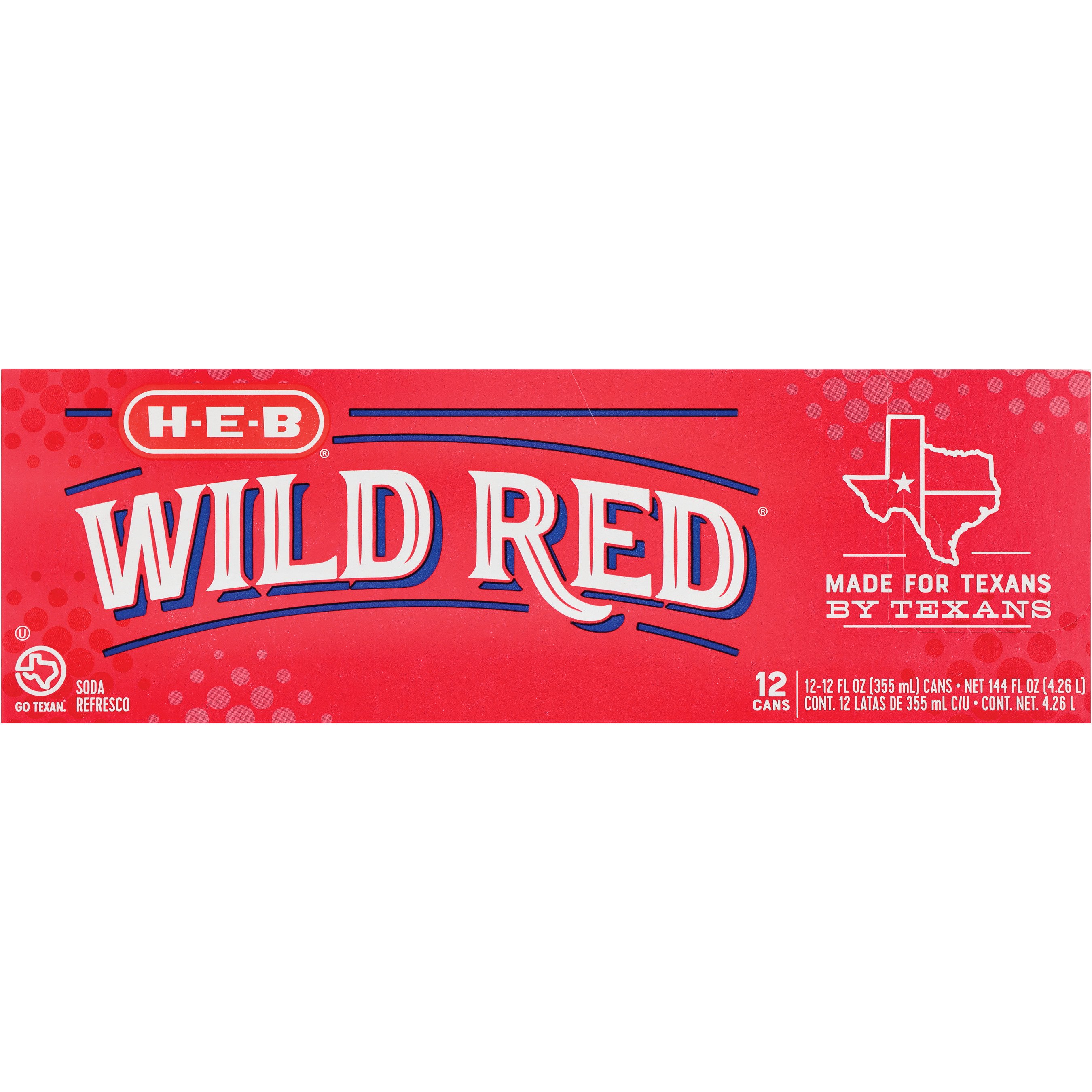 H-E-B Wild Red Soda 12 Oz Cans - Shop Soda At H-E-B