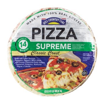 Hill Country Fare Frozen Pizza - Supreme