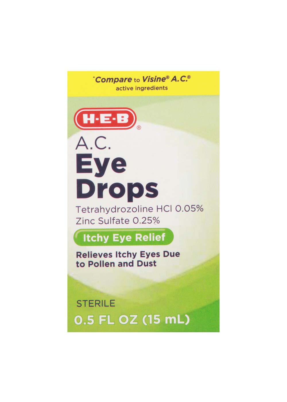 H-E-B A.C. Eye Drops