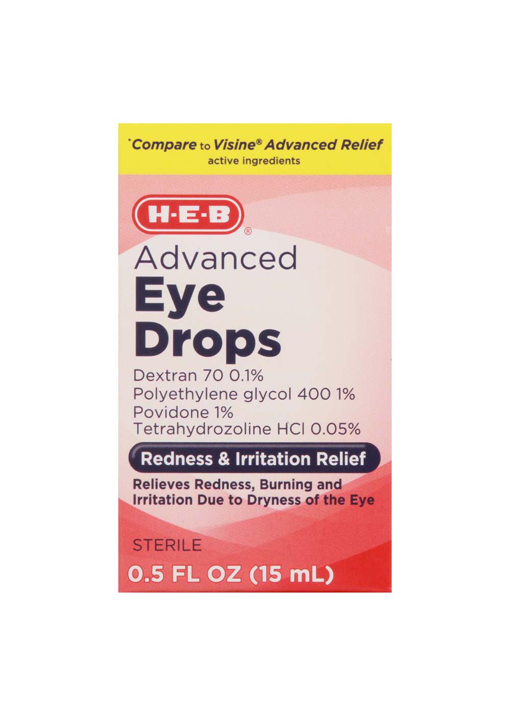 H-E-B Advanced Eye Drops