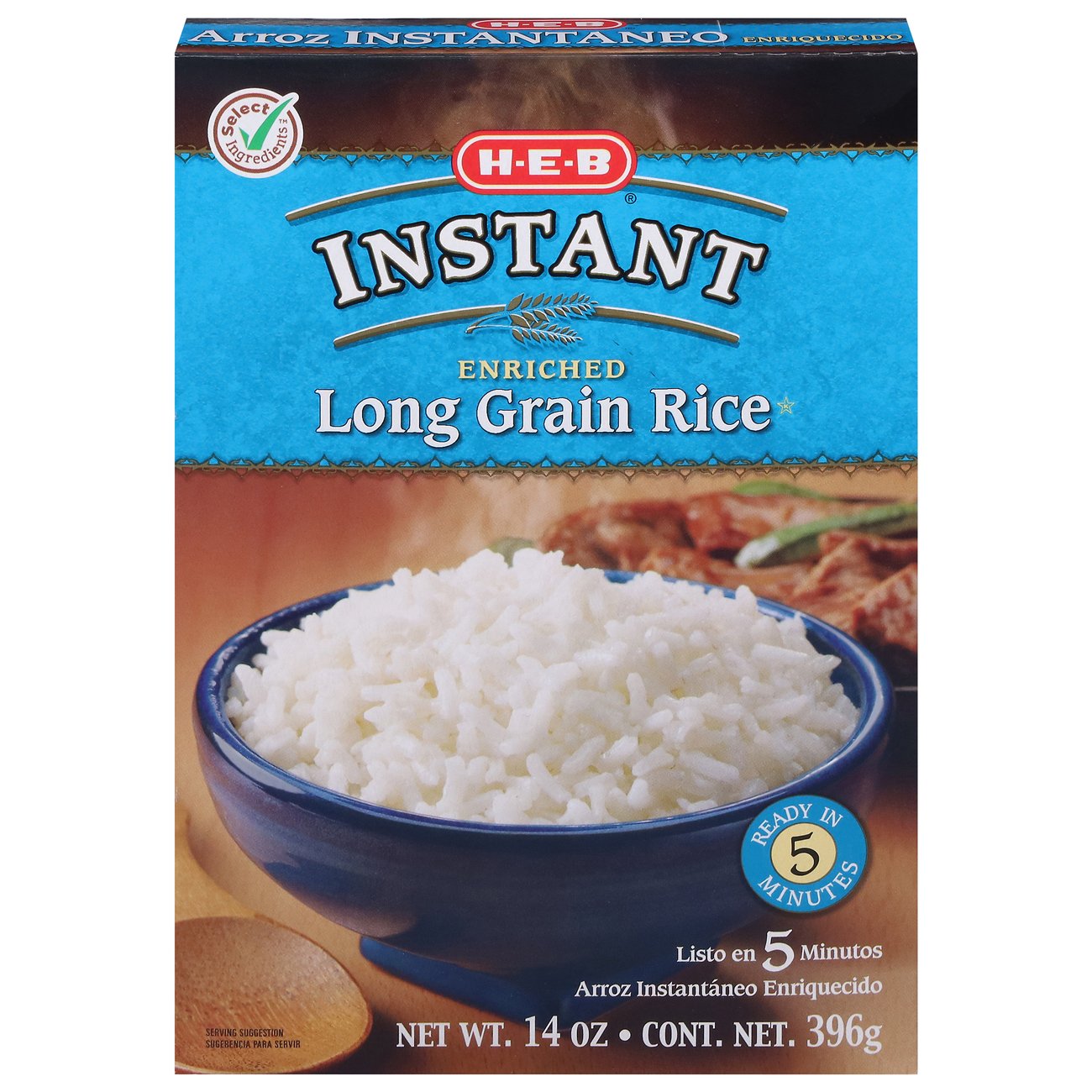 H-E-B Select Ingredients Instant Long Grain Rice - Shop Pasta & Rice At ...