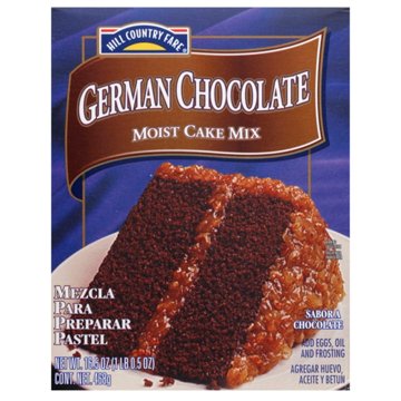 Hill Country Fare Moist German Chocolate Cake Mix