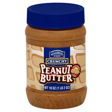 Hill Country Fare Crunchy Peanut Butter, 18 oz