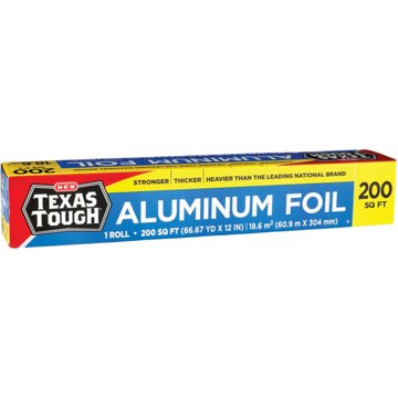 H-E-B Texas Tough 12" Aluminum Foil, 200 sq ft