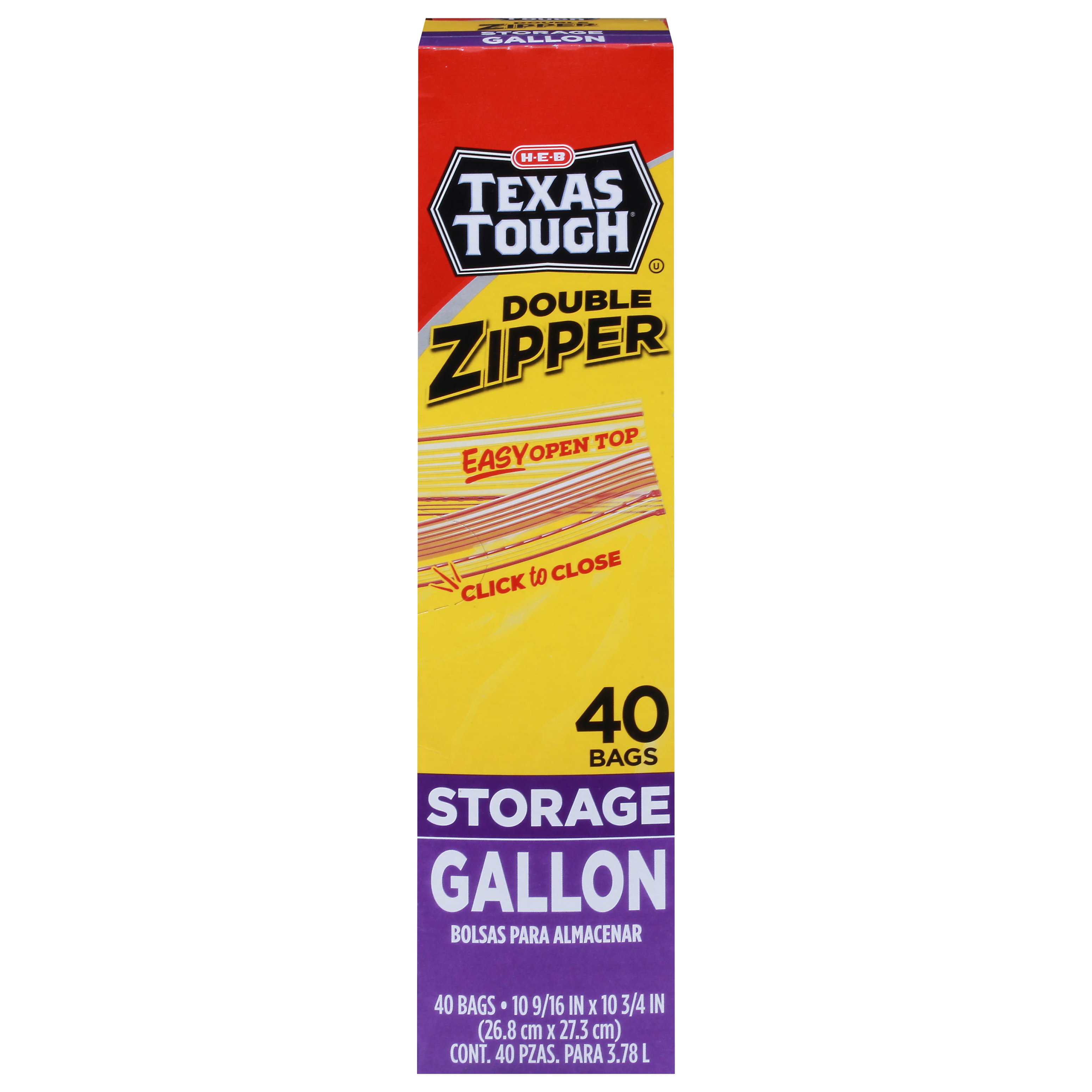 Ziploc® Gallon Size Bag- Double Zipper