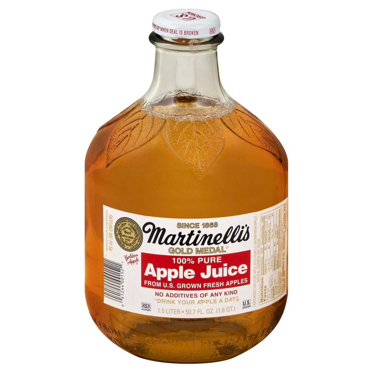 Martinellis Gold Medal 100 Pure Apple Juice Shop Juice at HEB