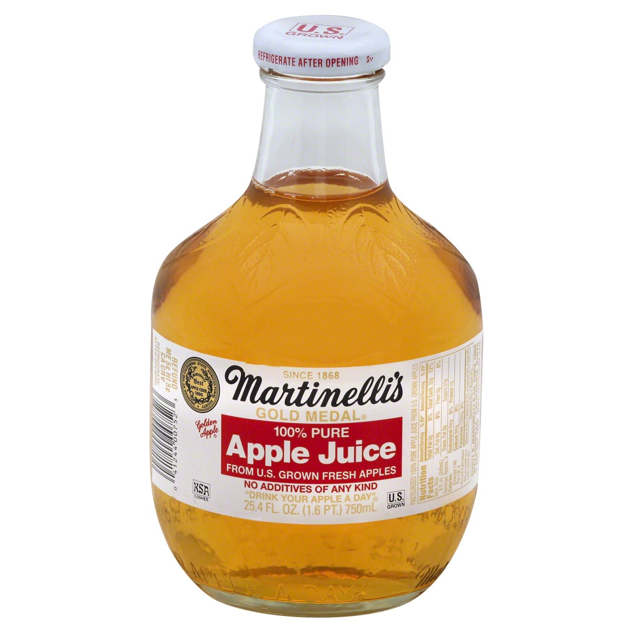 Martinellis Gold Medal 100 Pure Apple Juice Shop Juice at HEB