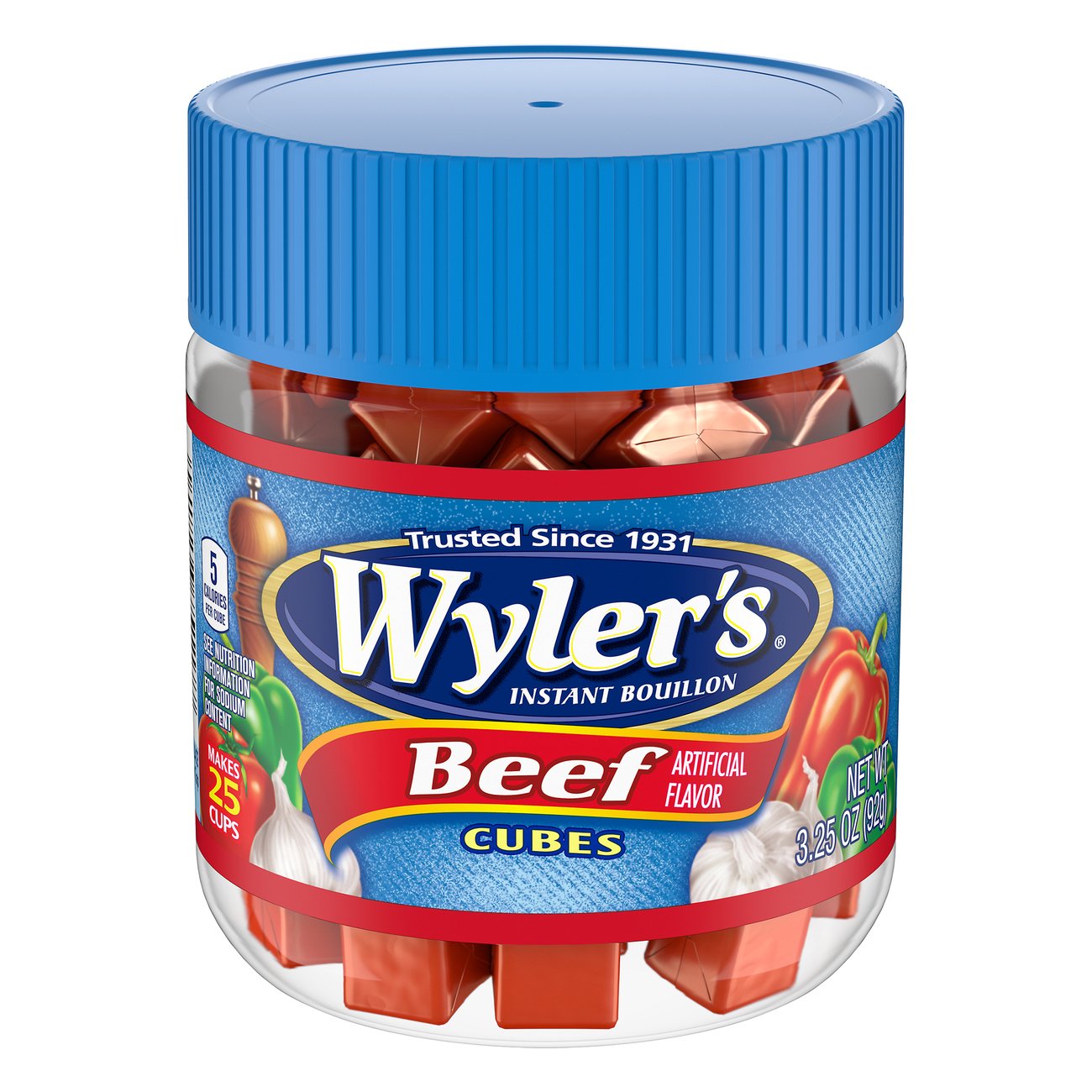 Wyler's Instant Bouillon Beef Flavor Cubes - Shop Broth & Bouillon at H-E-B